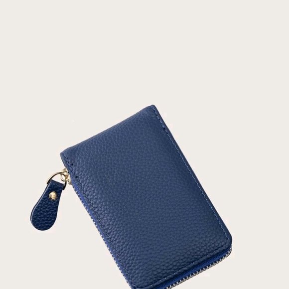 zip around 13-slot cardholder wallet vegan leather purse - Picture 4 of 4